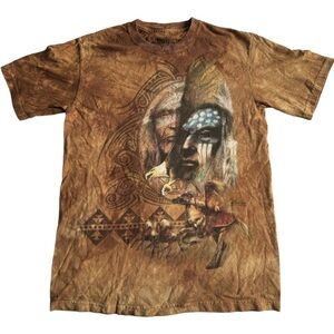 The Mountain tie dye graphic tee shirt